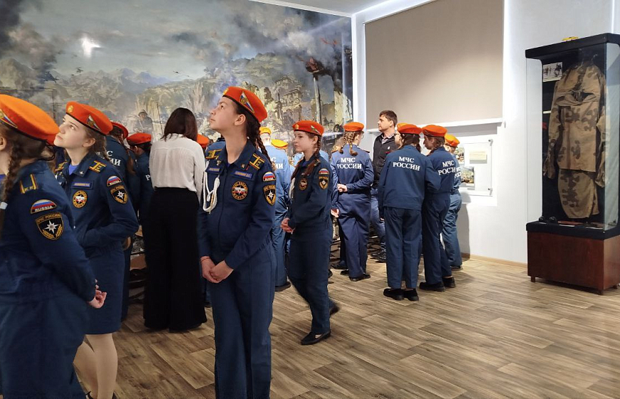 Встреча с ветераном в Музее современной военной истории