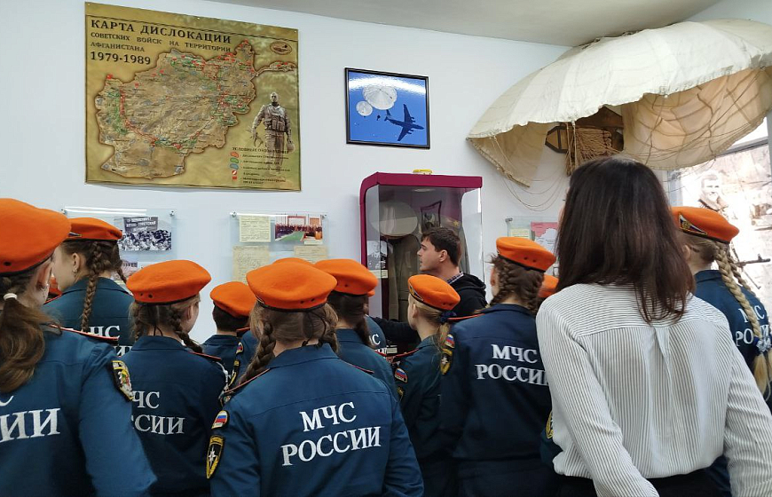Встреча с ветераном в Музее современной военной истории
