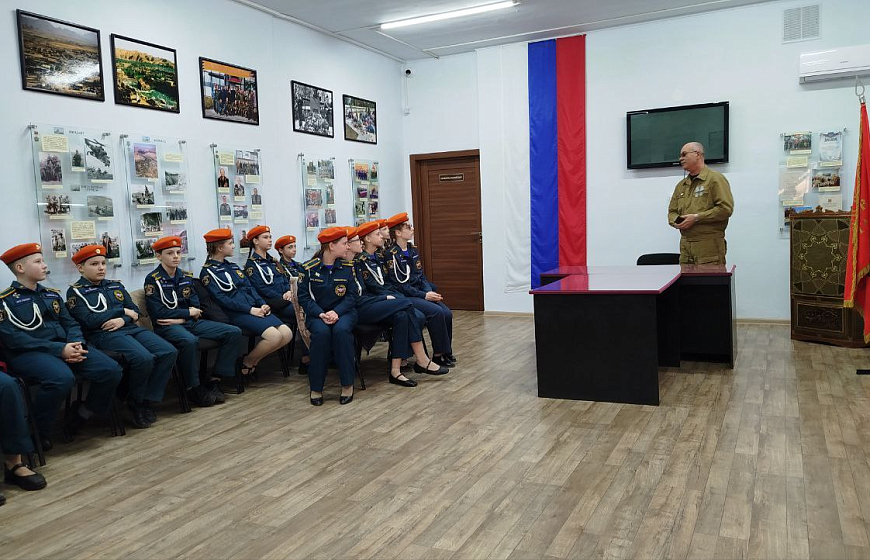 Встреча с ветераном в Музее современной военной истории