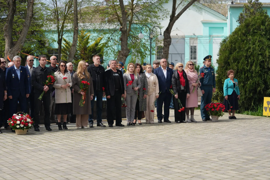 В Евпатории прошли памятные мероприятия к 40-летию аварии на Чернобыльской АЭС